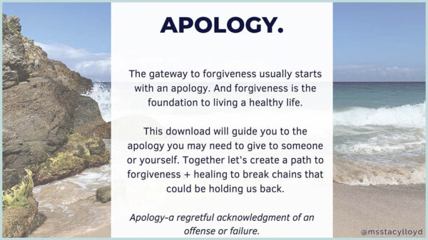 Ms. Stacy Lloyd Apology Download